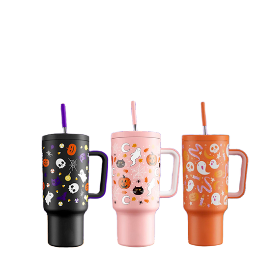 40oz Tumbler with Handle Halloween Special Edition