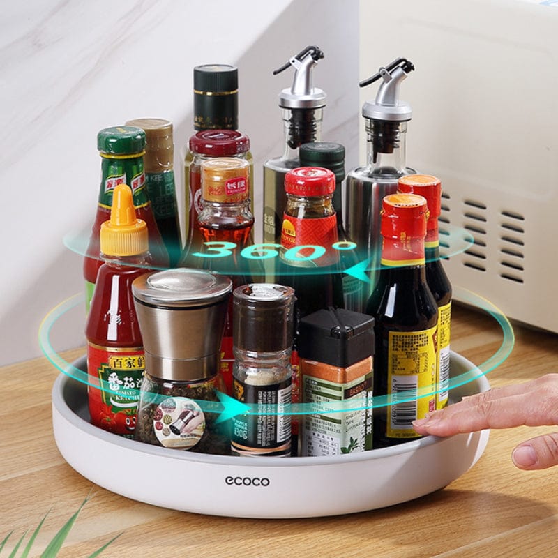 Rotating Spice Storage Rack Seasoning Organizer