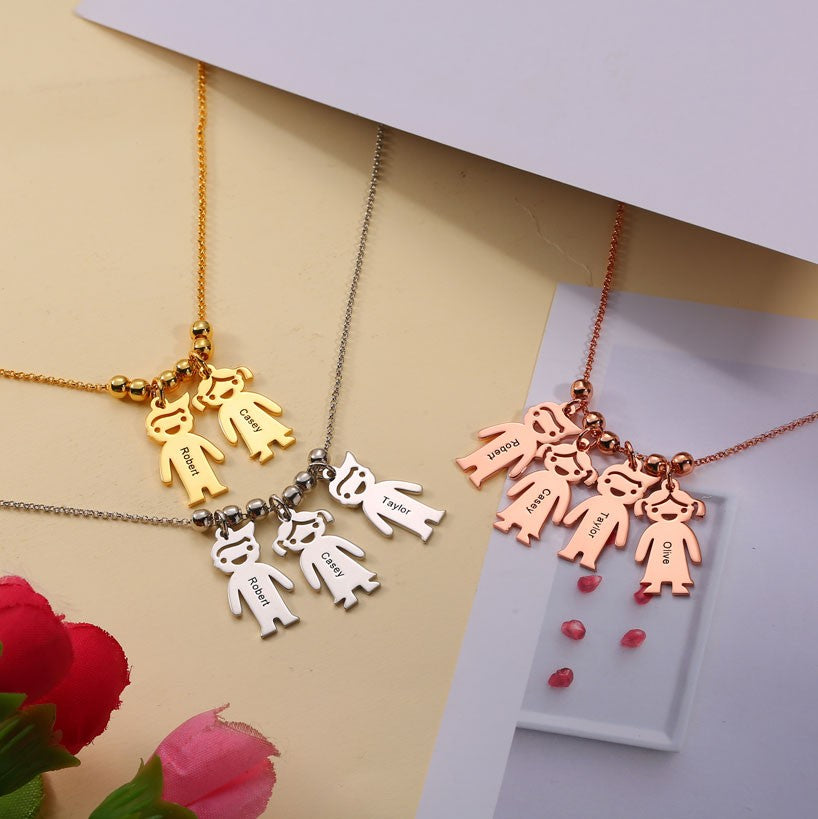 Engraved Children Necklace