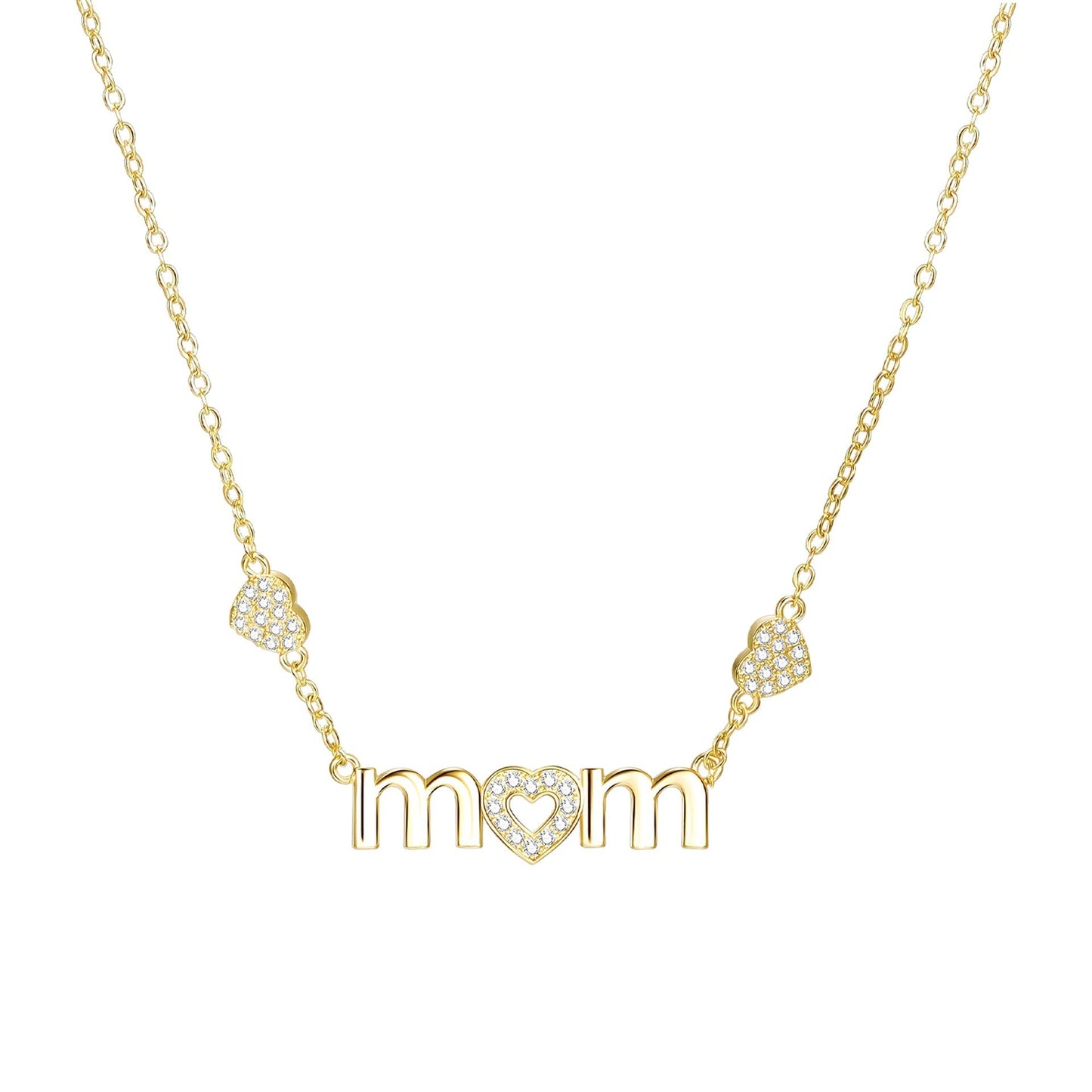 Two Hearts Mom Necklace