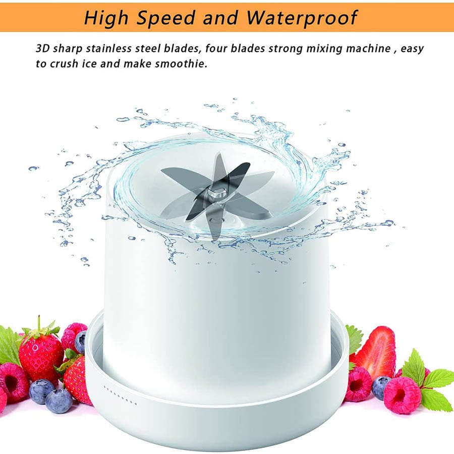 Electric Juicer Portable 4 Blades Blender