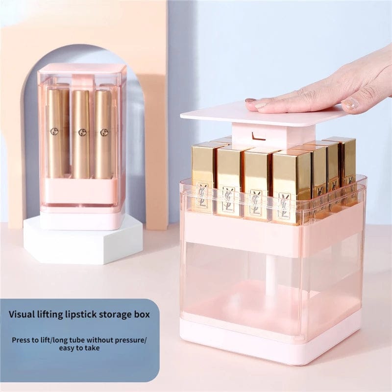 Push-lift Lipstick Storage Box