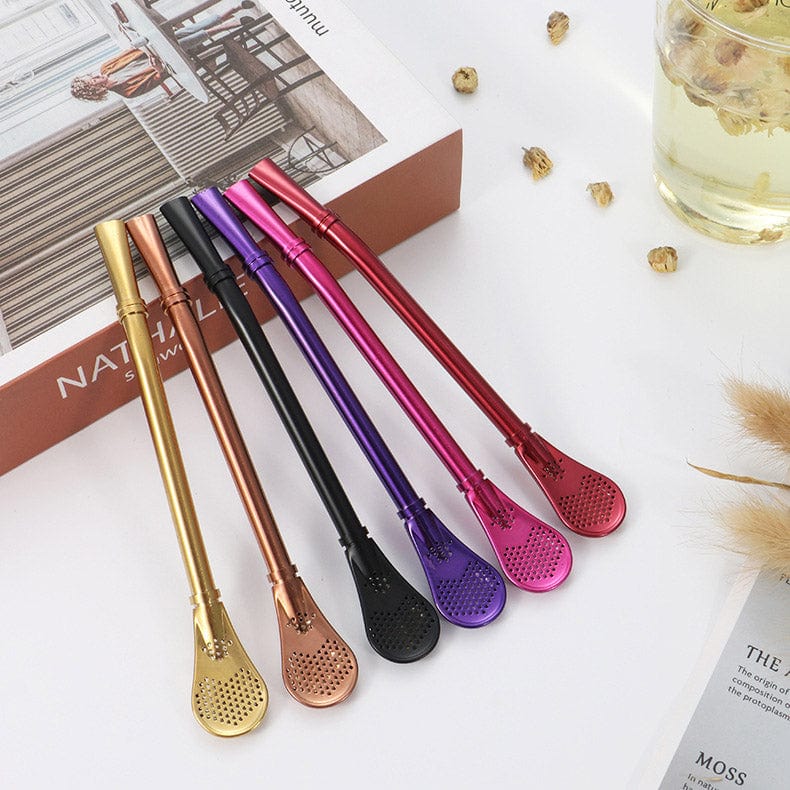 Reusable Straws Spoon 7Pcs