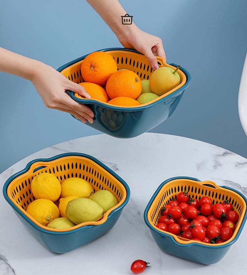 Vegetable and Fruit Draining Basket