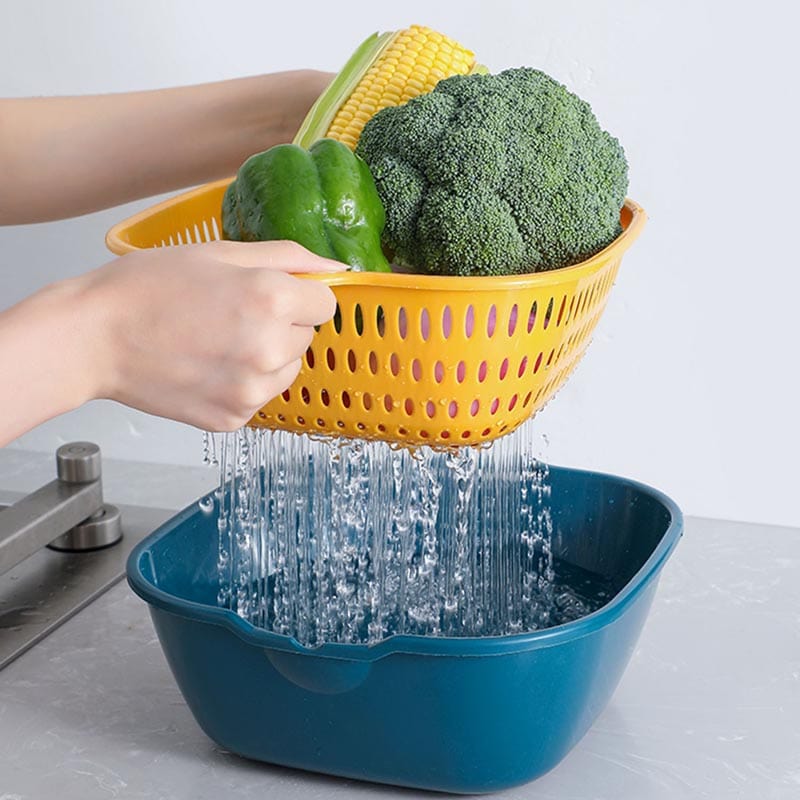 Vegetable and Fruit Draining Basket