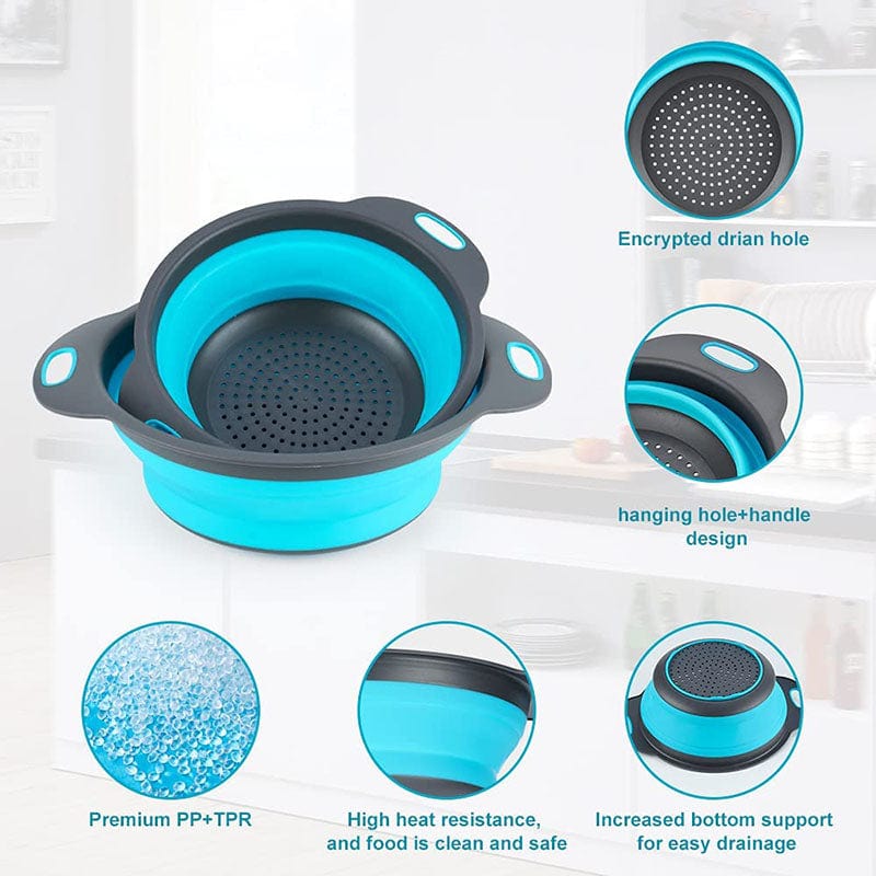 Collapsible Drain Basket 2 Pcs